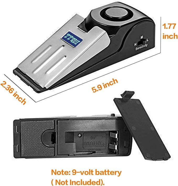 ZZRUI 2 Pack Door Stop Alarm - Image 5