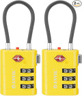 ANVIL TSA Approved Luggage Locks – High Security TSA008 Combination Travel Locks by ANVIL
