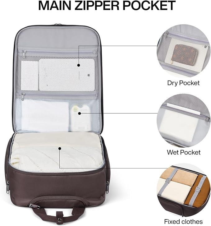 Hanke Softside Expandable Underseat Carry On luggage - Image 6