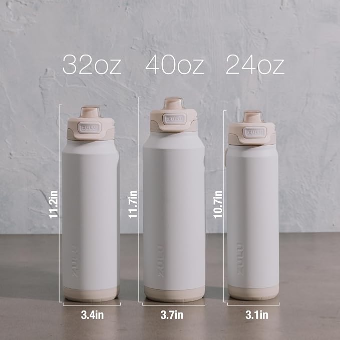 ZULU Powerfill Pro 24oz Stainless Steel Water Bottle - Image 6