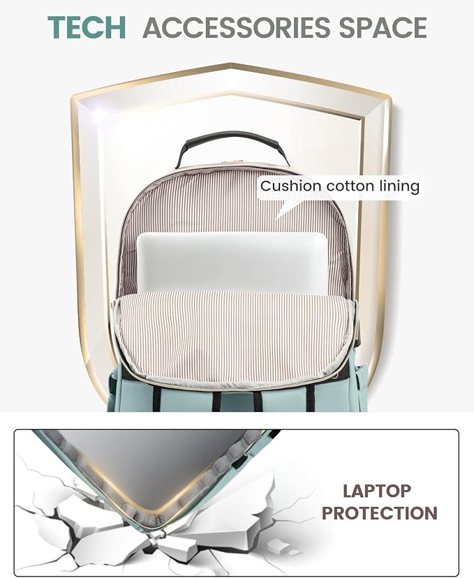 LOVEVOOK Laptop Backpack for Women, Travel Computer Work Bags - Image 7