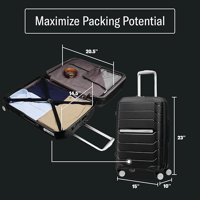 Samsonite Freeform Hardside Carry-On Luggage - Image 3