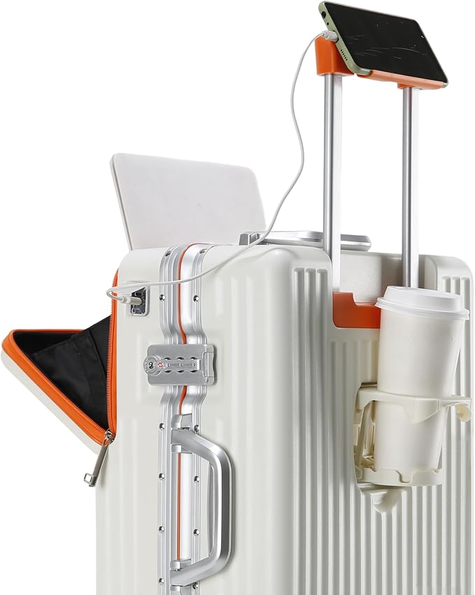 Hard Shell Luggage 26 Inch Travel Luggage, Carry-On Luggage Spinner TSA - Image 2
