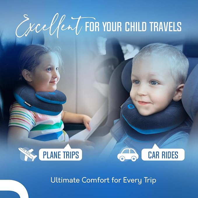BCOZZY Kids Chin Supporting Travel Pillow - Image 4
