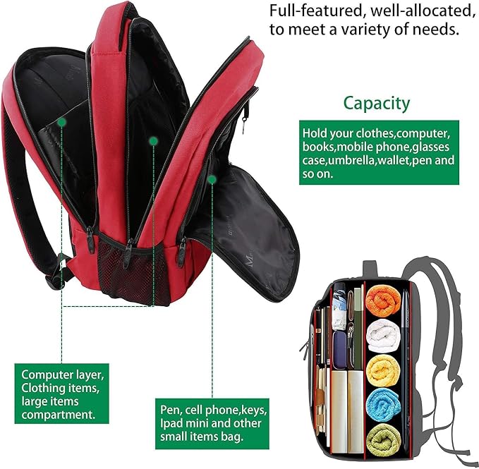 MATEIN Laptop Backpack for Womens, School Backpack - Image 8
