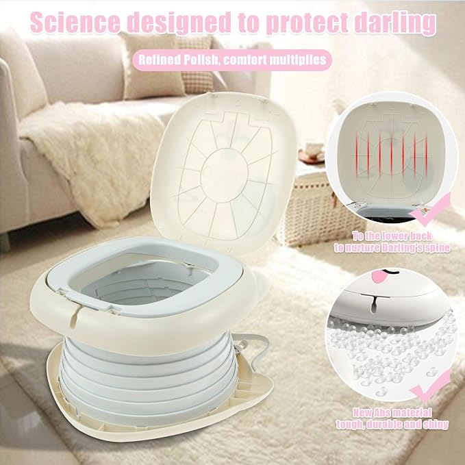 Travel Potty Seat for Toddler Portable Potty for Toddler Travel Portable Toilet - Image 6