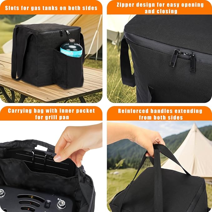 Portable 2 Burner Camping Stove Set - Image 5