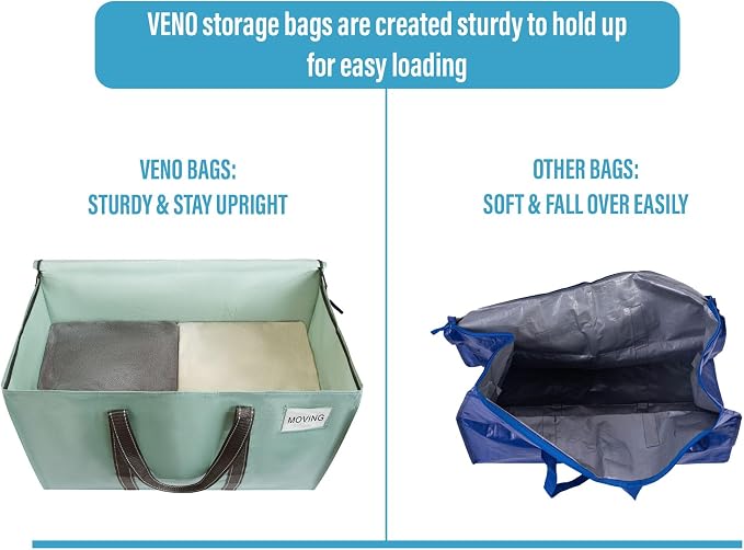 VENO 2 Pack Moving Bags, Heavy Duty, Moving Boxes Alternative, Packing Storage - Image 4