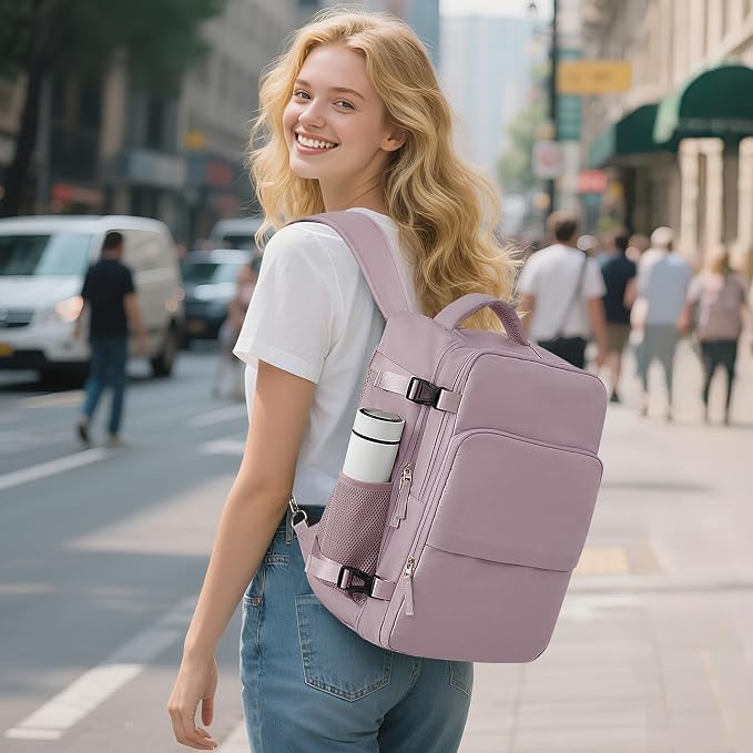 Travel laptop Backpack for Women, Personal Item Size Flight Approved, 16 Inch - Image 2