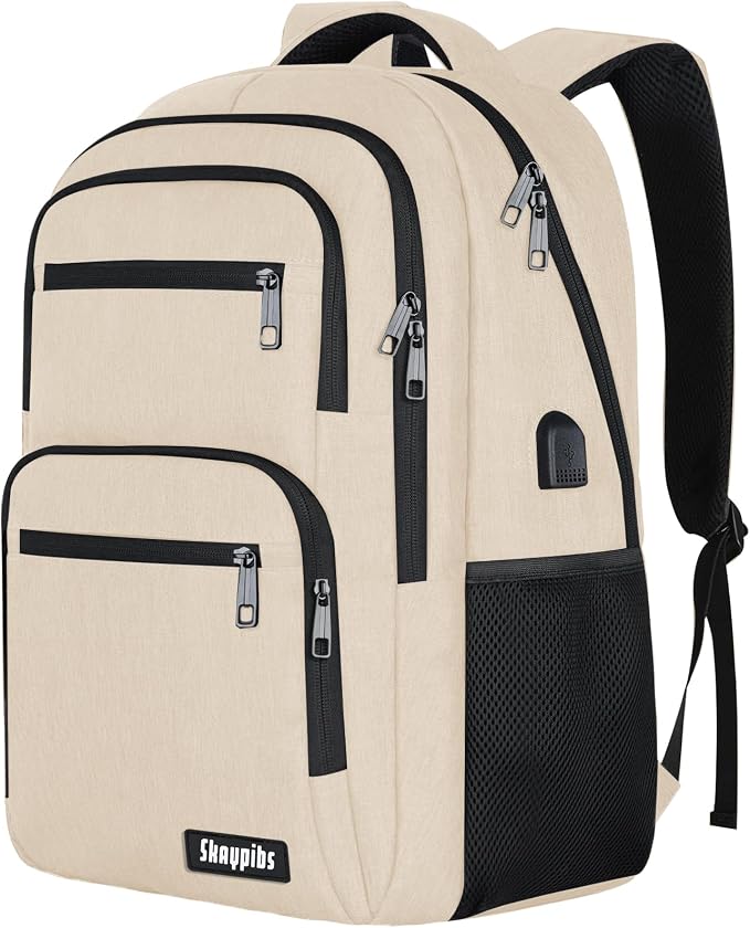 Backpck for Women, School backpacks for Girls Boys Teen, 15.6 inch Laptop Back by Skaypibs
