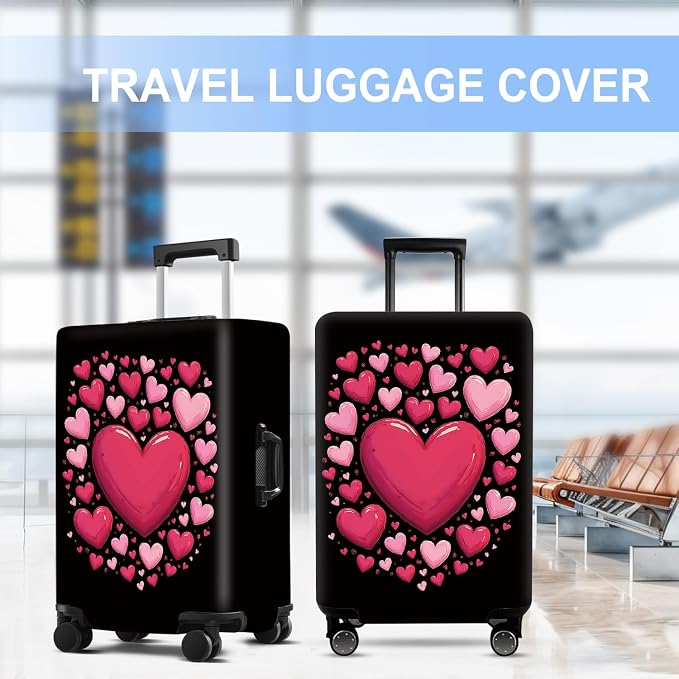 Luggage Cover Washable Suitcase Protector Anti-Scratch, Stretchable Fit - Image 5