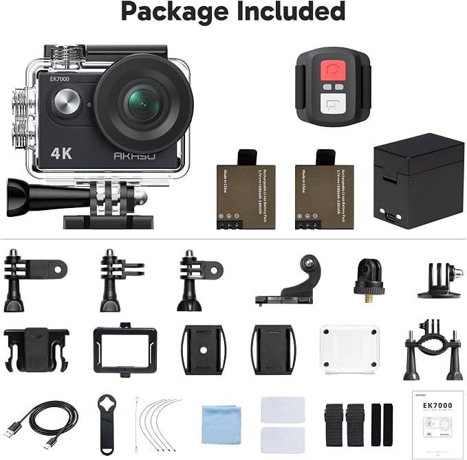 AKASO EK7000 4K30fps Action Camera - Image 9
