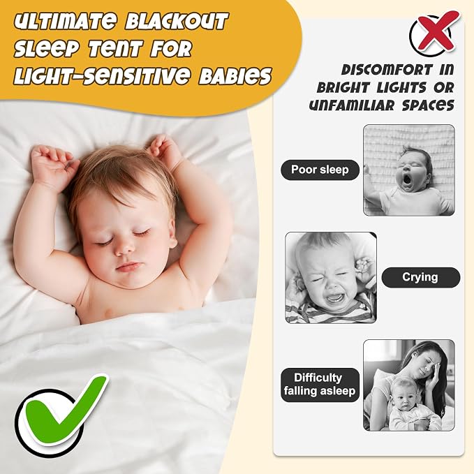 BORNA Pack N Play Blackout Cover - Image 2