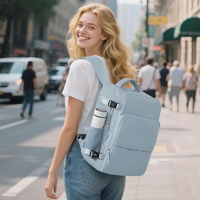 Travel laptop Backpack for Women, Personal Item Size Flight Approved, 16 Inch - Image 2