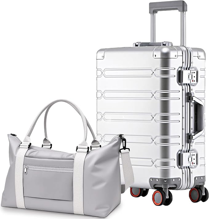 WEICHEN All Aluminum Magnesium Carry On Luggage by WEICHEN