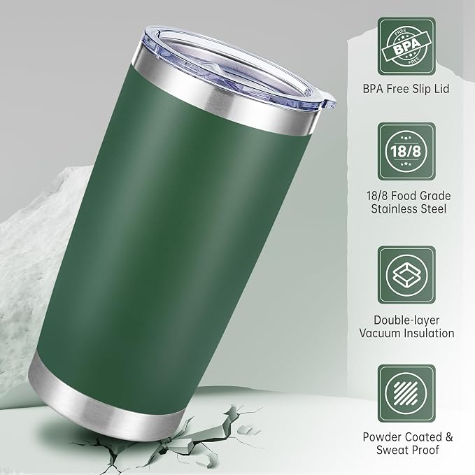20 oz Tumbler Stainless Steel Tumblers - Image 3