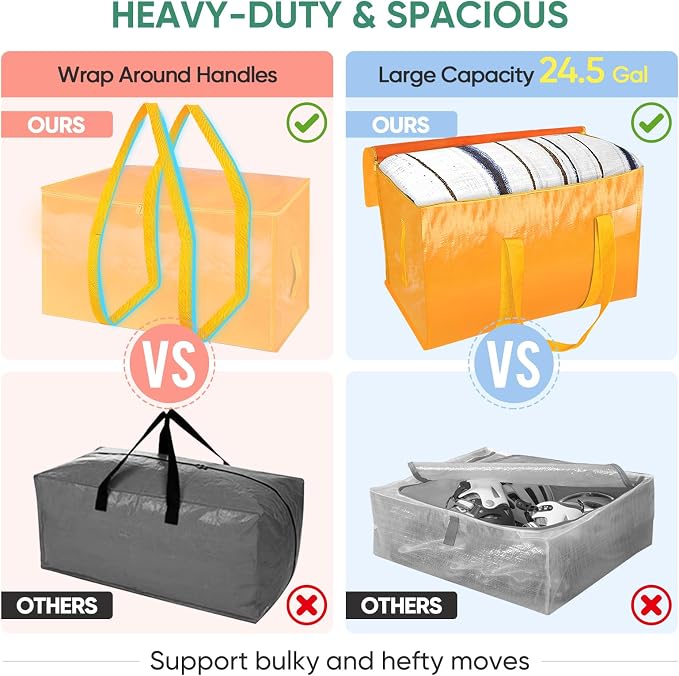 BALEINE 6-Pack Oversized Moving Bags - Image 3