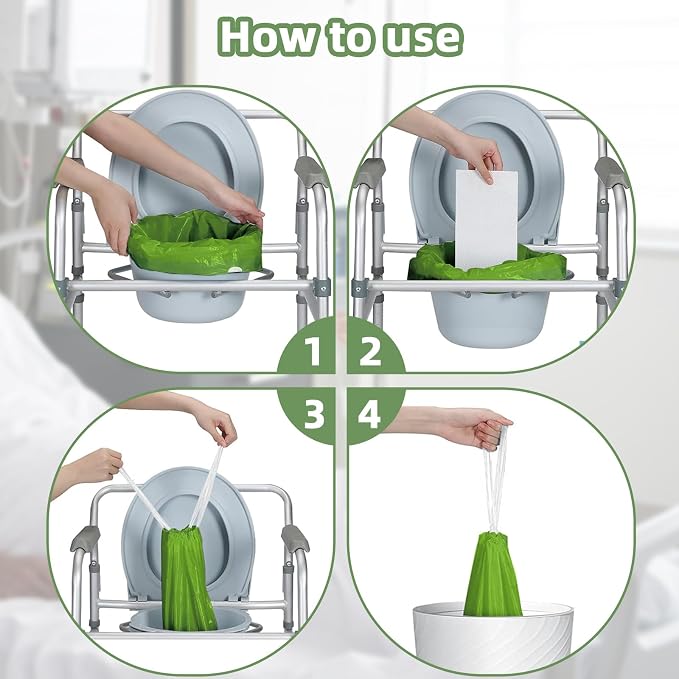 W&Y 50 Pack Commode Liners - Image 6