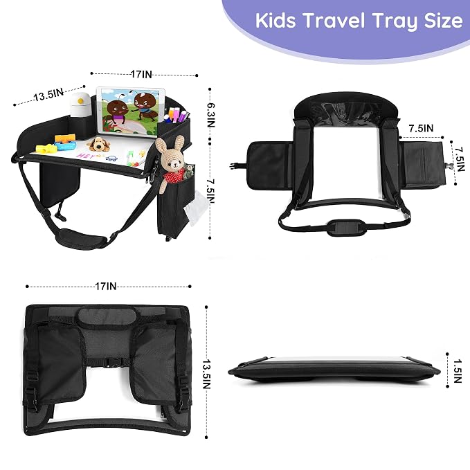 2Pcs ‎Kids Travel Tray, Kids Travel Trays - Image 8