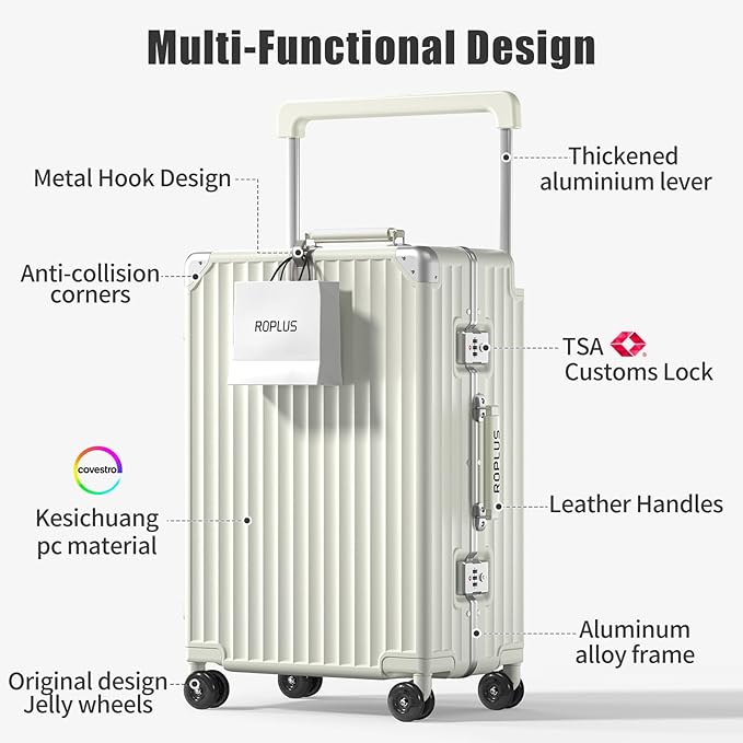 Aluminium Frame Checked-Luggage - Image 2