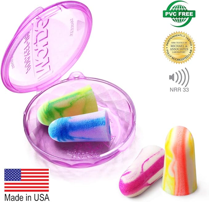 MOLDEX Soft Foam Earplugs 60 Pairs Maximum Protection 33dB Highest NRR Ear Plugs - Image 2