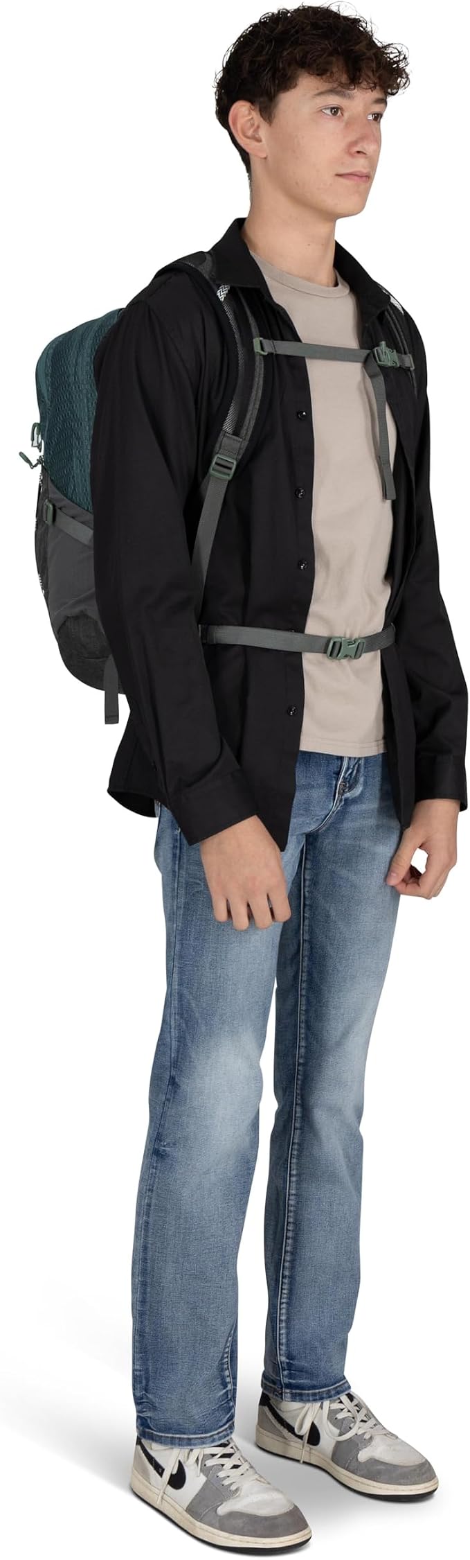 Osprey Quasar 26L Commuter Backpack, Cascade Blue/Coal Grey Heather - Image 10