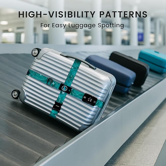Travelkin Luggage Straps TSA Approved - Image 8