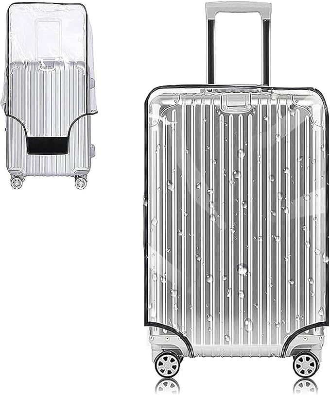 Yotako Clear PVC Suitcase Cover Protectors 26 Inch Luggage Cover by YOTAKO