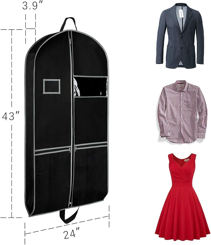 Zilink 43" Garment Bag Suit Bags - Image 5
