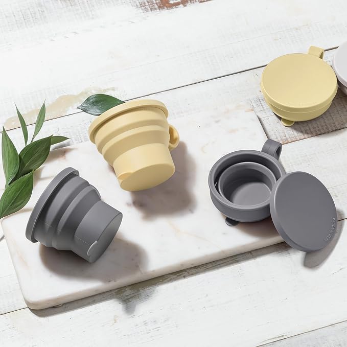 carrotez 2 pack MiniSilicone Collapsible Travel Cup - Image 8