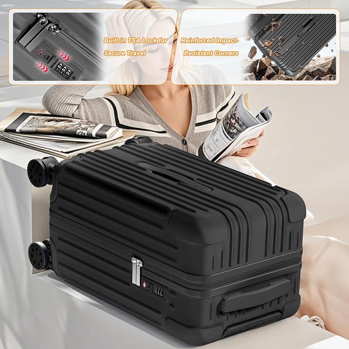 Krute Carry on Luggage 20 Inch Suitcases - Image 7