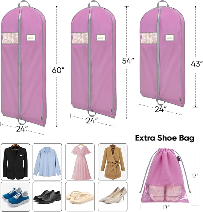 BALEINE 2PK Heavy Duty Garment Bag - Image 2