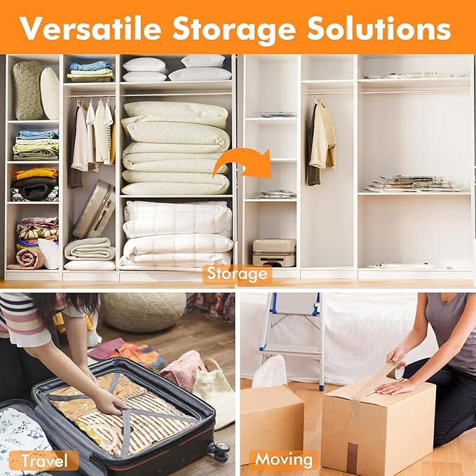 10 Jumbo Vacuum Storage Bags - Image 4