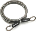 4mm Thick（5/32"） 7FT, 30FT Braided Steel Coated Security Thin Cable Anti-Lost by LORADAR