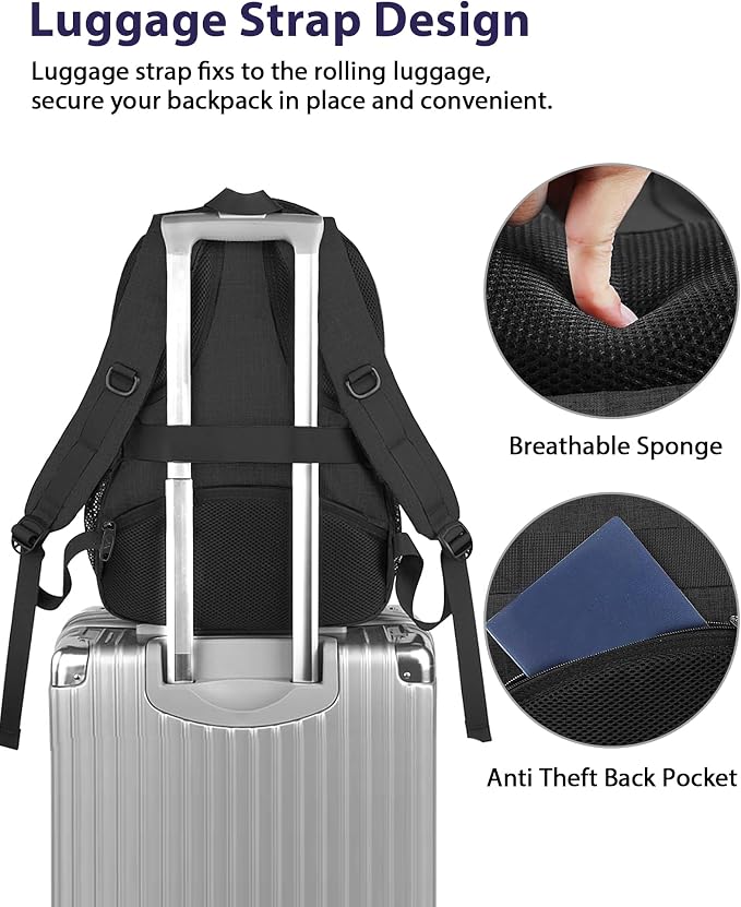 MATEIN School Laptop Backpack, Large TSA Friendly College Computer Bookbag - Image 5