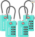 ANVIL 4 Digit Luggage Locks, TSA Locks by ANVIL