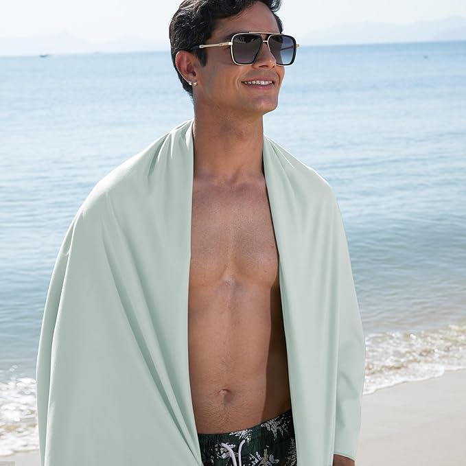 Rainleaf Microfiber Towel Perfect Travel & Gym & Camping Towel. Quick Dry - Image 7