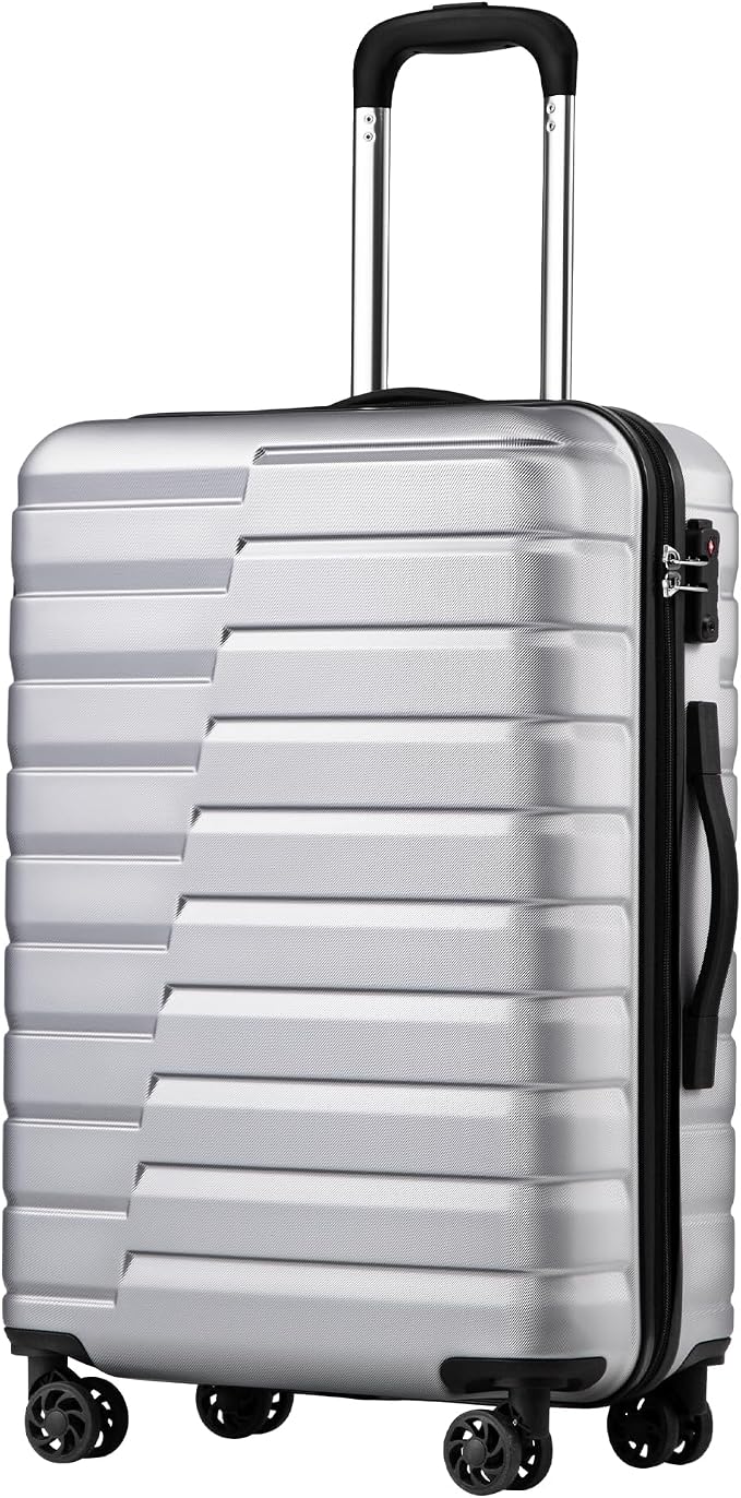 Coolife Larage Luaggage Hardside Expandable Suitcase by COOLIFE