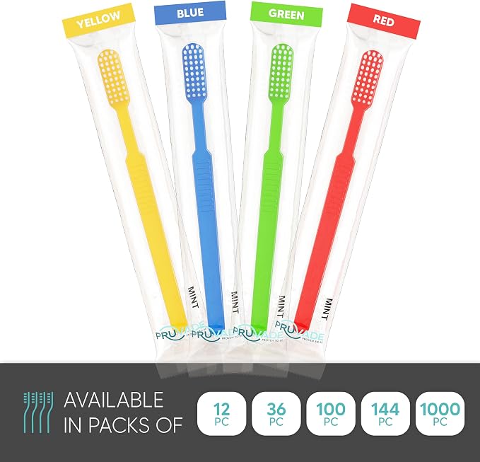 12 Pack Disposable Toothbrushes - Image 2
