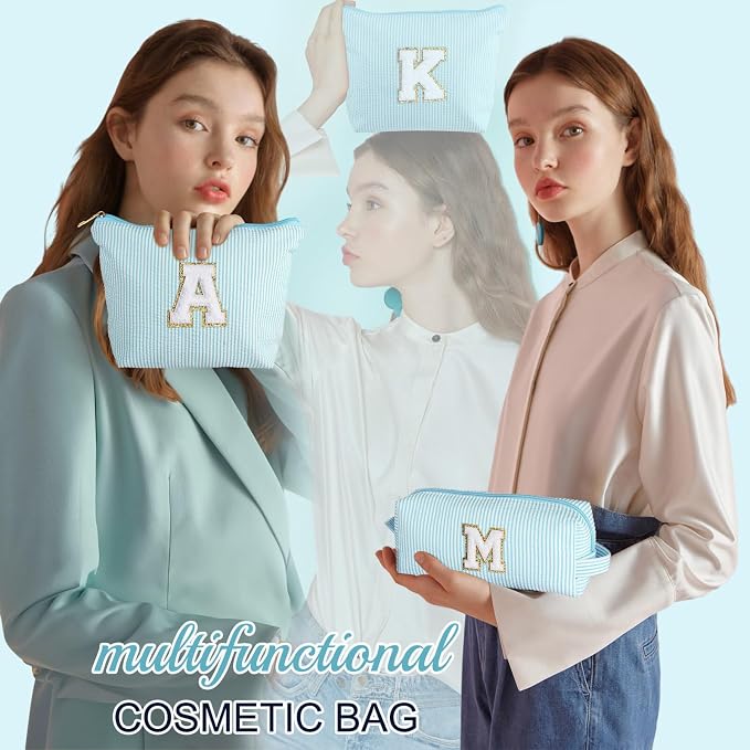 YOOLIFE Initial Makeup Bag for Women - Image 2