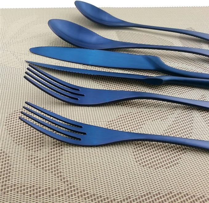 6-Piece Flatware Set, Extra Thick Heavy Duty - Image 2