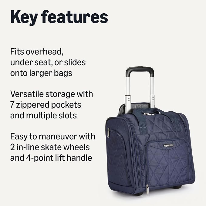 Amazon Basics Underseat Carry On Luggage - Image 2