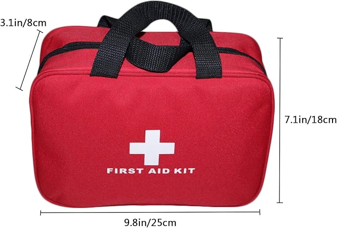 AOUTACC Nylon First Aid Empty Kit, Compact Waterproof and Lightweight First Aid - Image 2