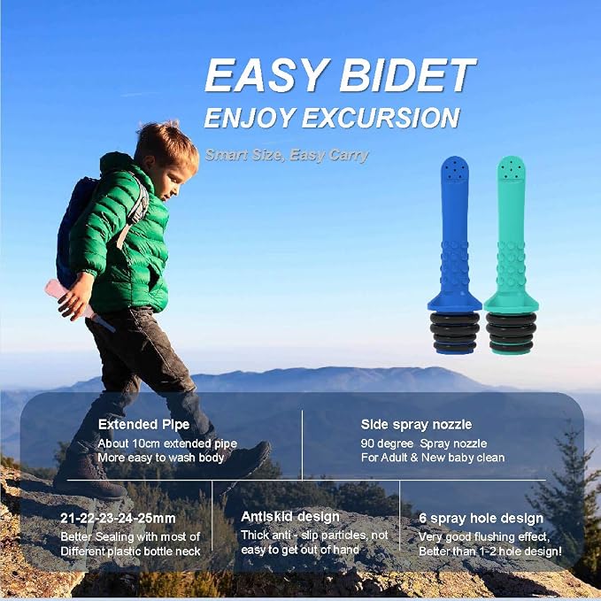 3PCS-Pack Portable Bidet for Toilet, Travel Bidet-Handheld Shattaf Bidet for - Image 3