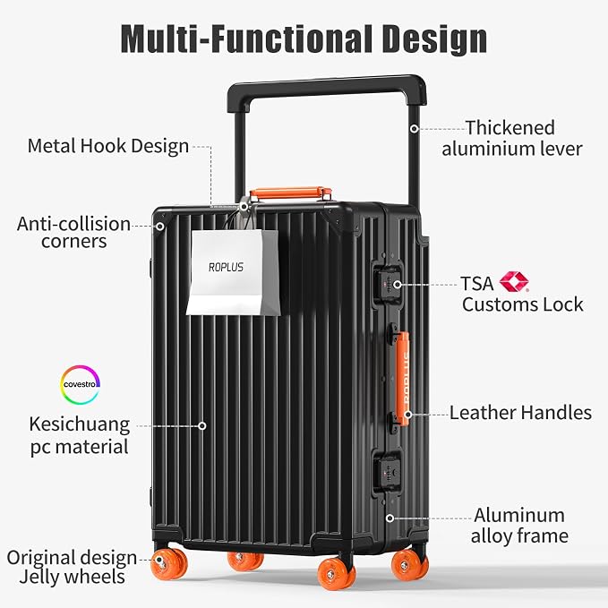 Aluminium Frame Carry on Luggage - Image 4