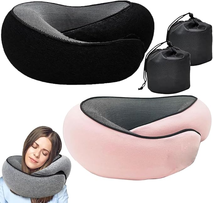 RURING Travel Pillows for Airplanes, Travel Neck Pillow Travel Pillow, Neck by RURING