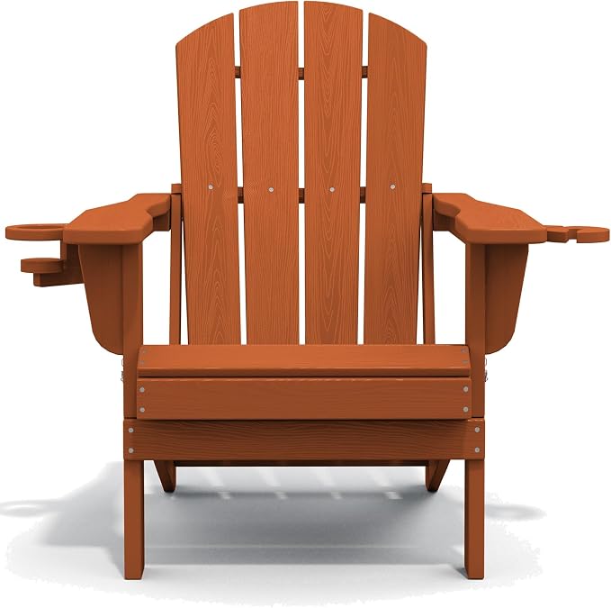 SERWALL Adirondack Chair with Cup Holders - Image 11