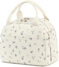 Bluboon Lunch Bag for Women Men Cute Corduroy Lunch Tote Bags Reusable by BLUBOON