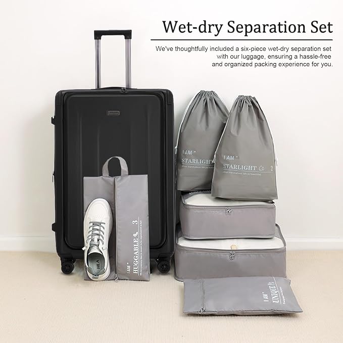 Premium Carry On Luggage, 20Inch&29 Inch Top Opening Airline Approved ABS+PC - Image 2