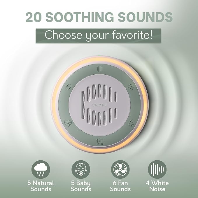 Calm Me White Noise Machine for Office Privacy & Noise Canceling, Plug in Wall - Image 5